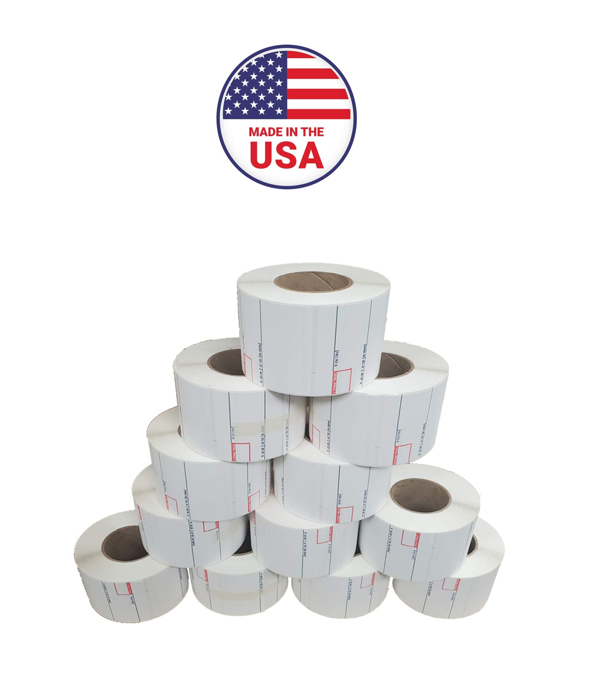 CAS Printing Scale Label Rolls/Made in USA