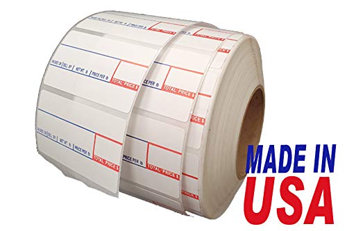 CAS Scale Label. All Made in USA. All Different Sizes (12 Rolls, #8000)