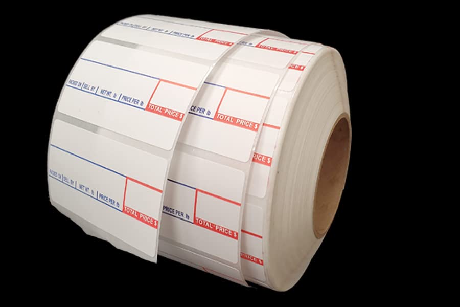 CAS Scale Label. All Made in USA. All Different Sizes (12 Rolls, #8000)