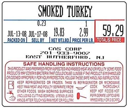 CAS LST-8xxx Printing Scale Label Series