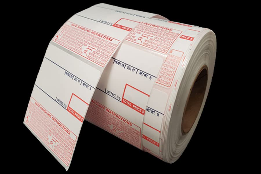 CAS Scale Label Made in USA
