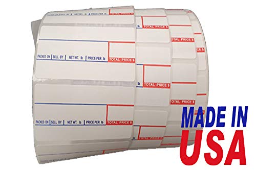 CAS Scale Label. All Made in USA. All Different Sizes (12 Rolls, #8000)