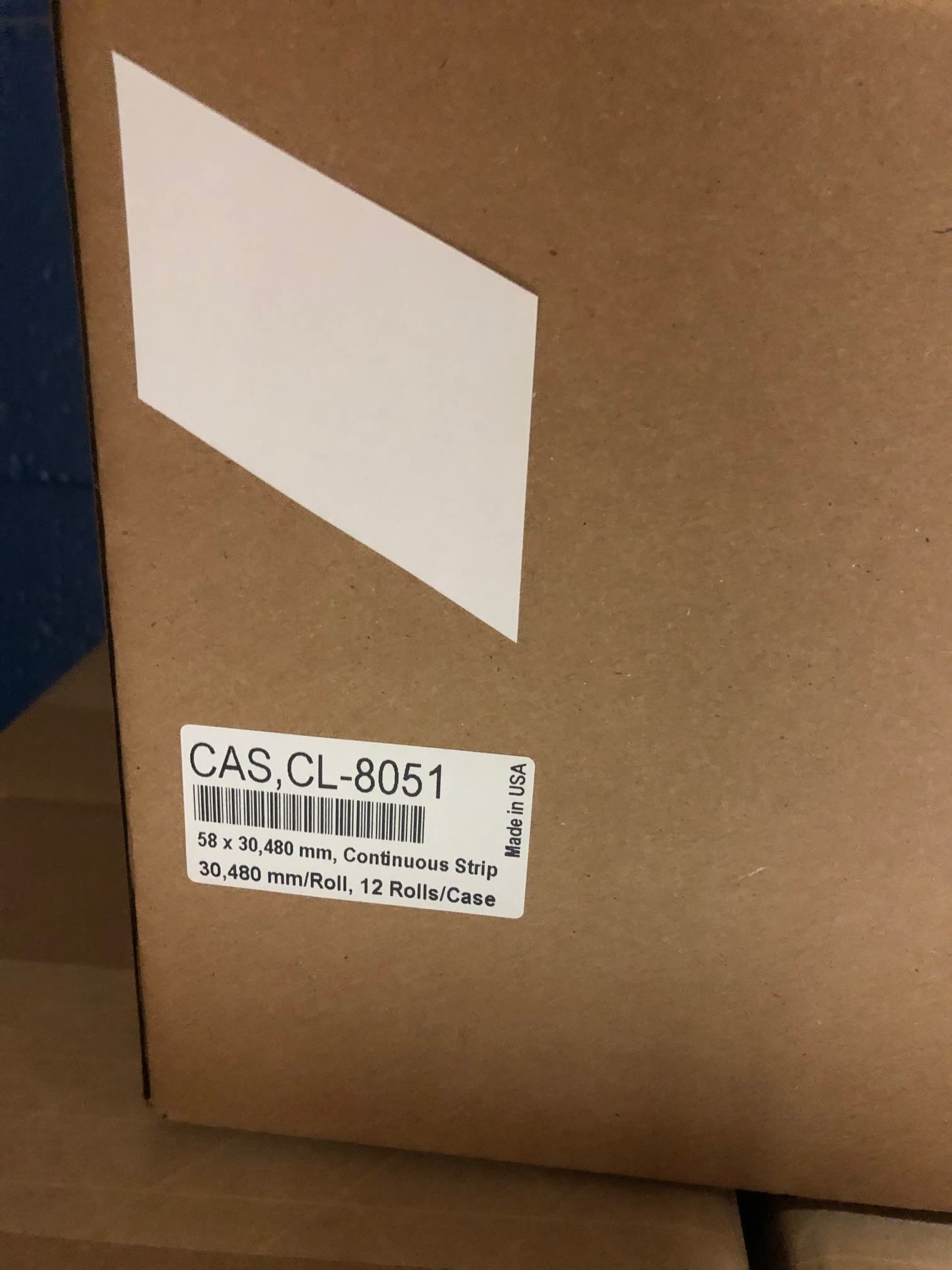 CAS Scale Label. All Made in USA. All Different Sizes (24 Rolls, #8051)