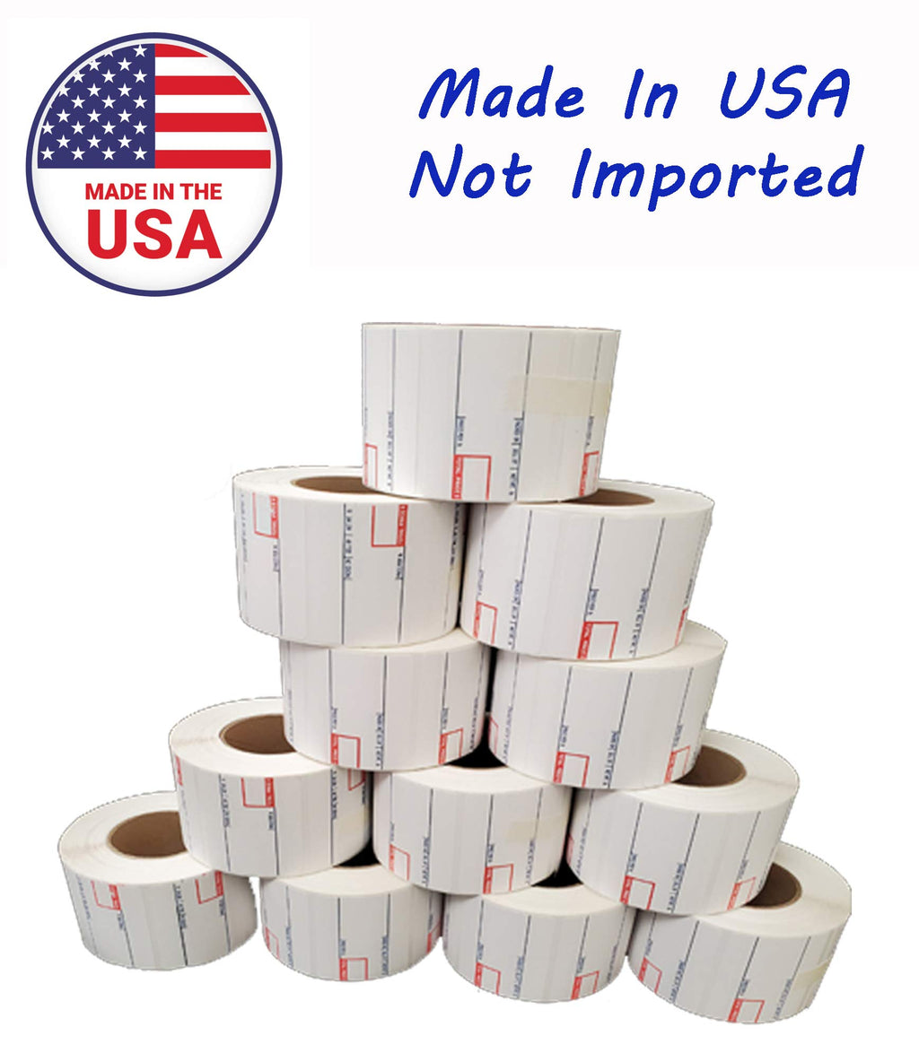 CAS #8010 Printing Scale Label 24 Rolls 700 Labels Per Roll **Made in USA** (801024R)