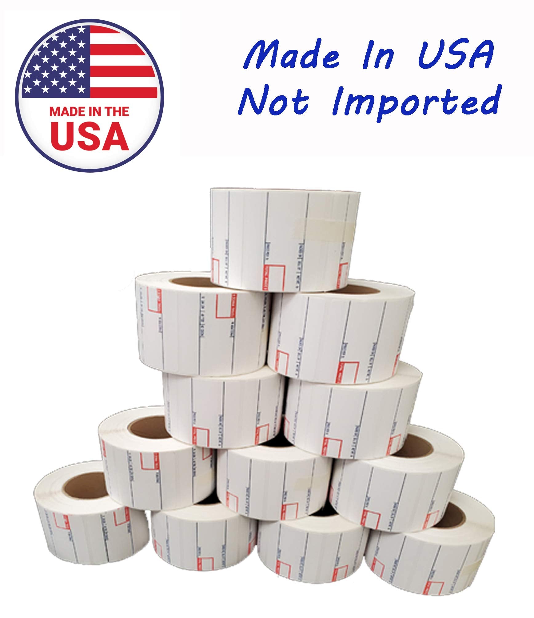CAS #8010 Printing Scale Label 24 Rolls 700 Labels Per Roll **Made in USA** (801024R)