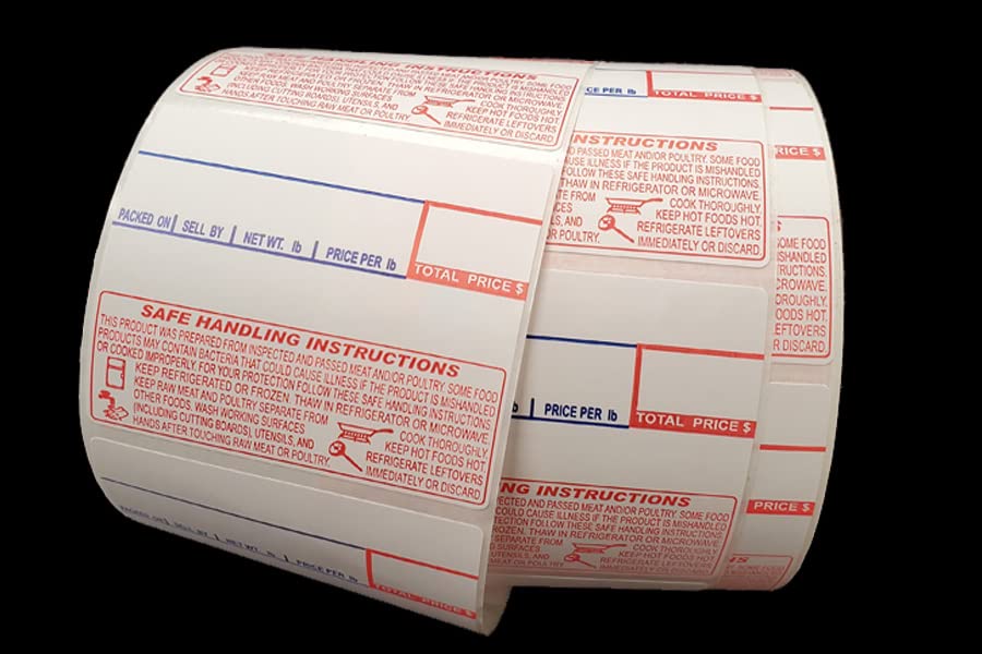 CAS Scale Label. All Made in USA. All Different Sizes (24 Rolls, #8030)