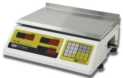 Easy Weight Commercial Digital Scales PC-100NL LED, Electronic Price Computing Food, Meat Scale Class III Legal for Trade. Weighs up to 60lbs