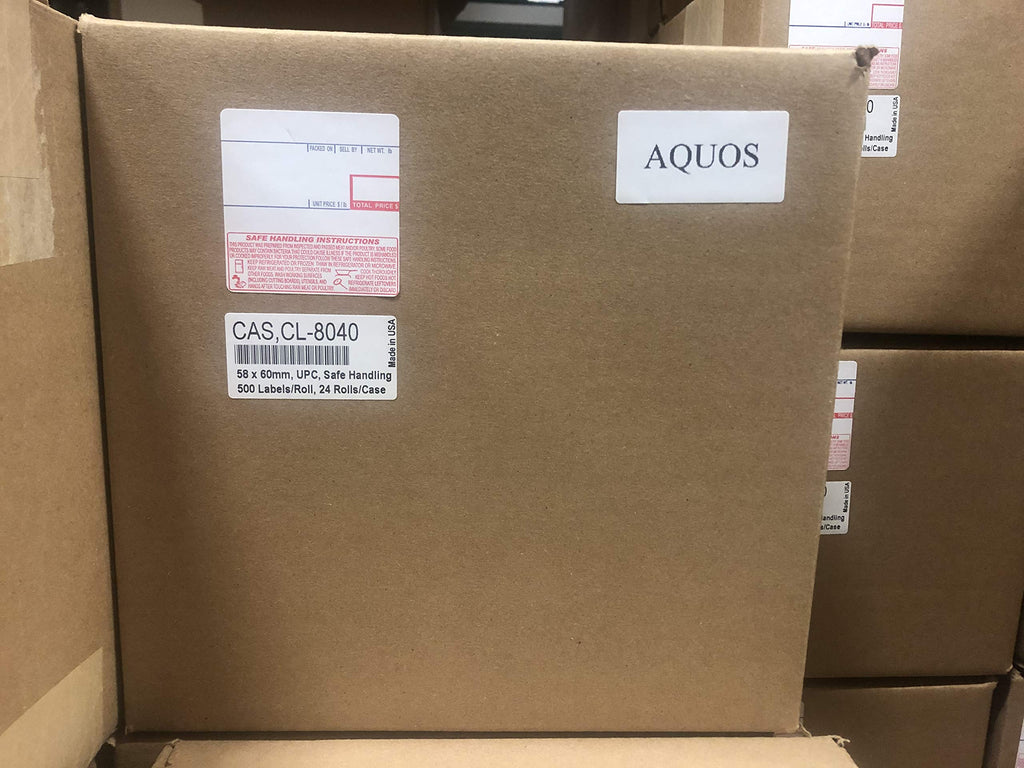 CAS Printing Scale Label Made in USA (8040-24R)