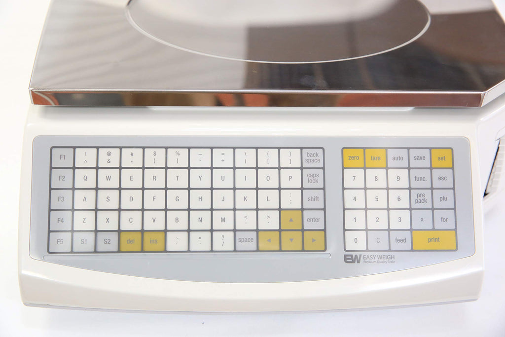 Easy Weigh LS-100F Label Print Scale Weighs Up to 60lbs Legal for Trade/Class III