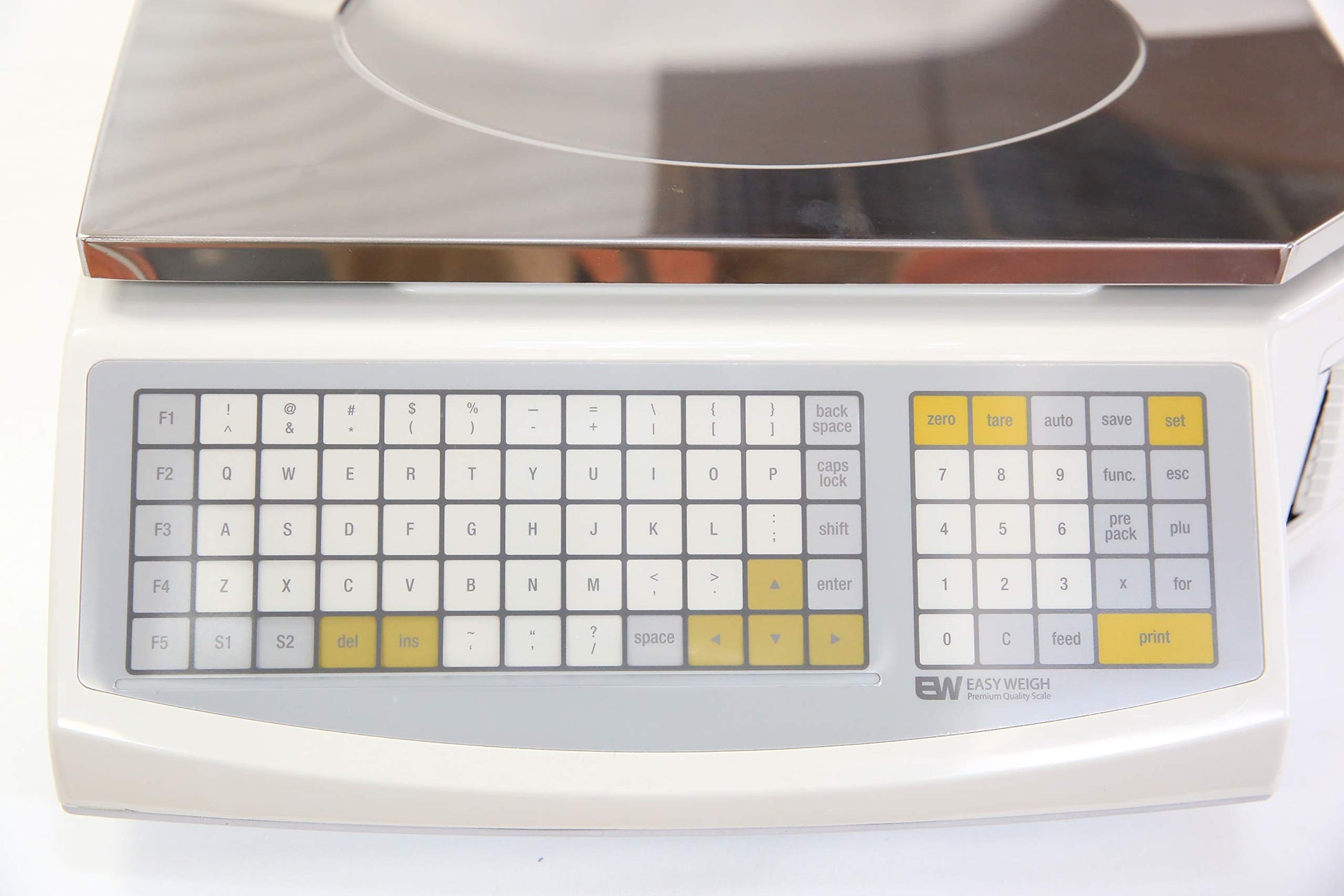 Easy Weigh LS-100F Label Print Scale Weighs Up to 60lbs Legal for Trade/Class III