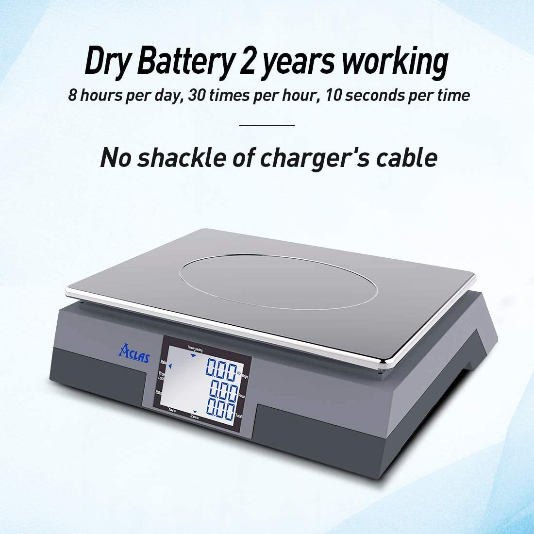 PS6 Price Computing Scale. Legal for Trade. Class III Weighs UP to 60 LBS (D Size Battery Require)