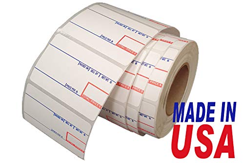 CAS #8060 Label 55 x 25 mm, 550 Per Roll, 12 Rolls Per Case