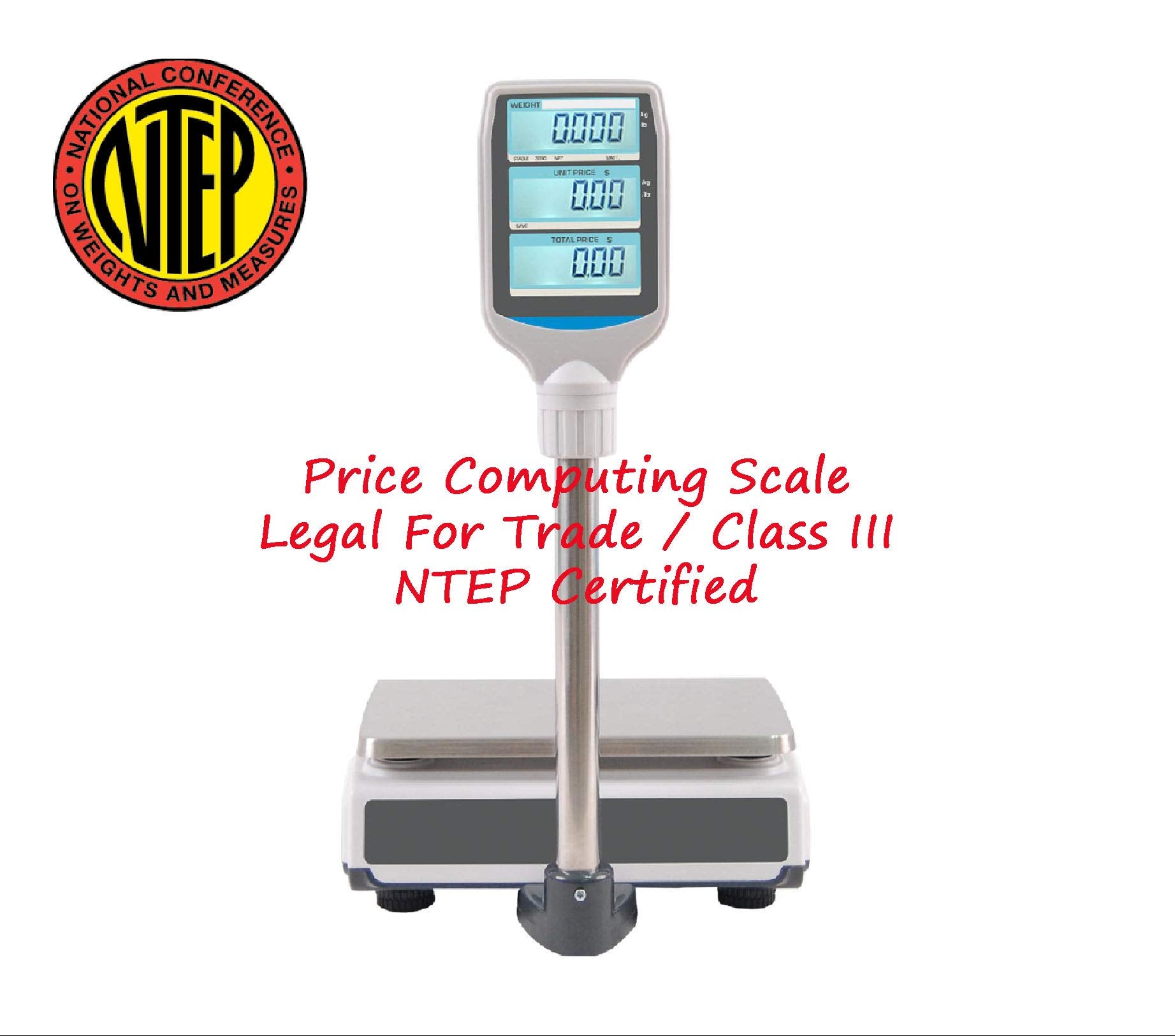 Price Computing Scale T-Scale ZTP Weighing from 0.002lbs up to 30lbs NTEP Legal for Trade Base Model