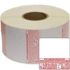 TR-8045 Thermal Scale Labels 58mm x 60mm – Safe Handling Instructions (500 Labels/Roll)