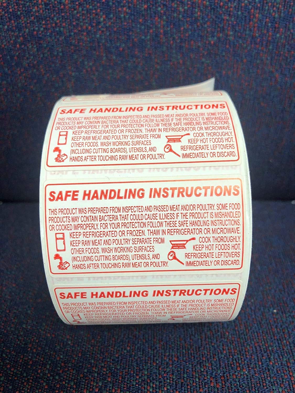 SAFE HANDLING LABELS