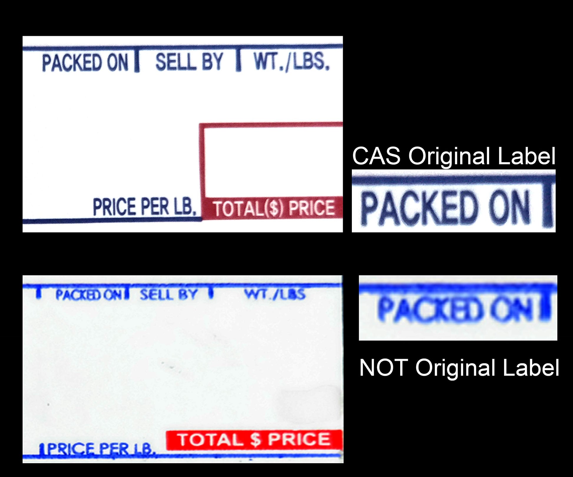 CAS LST-8xxx Printing Scale Label Series