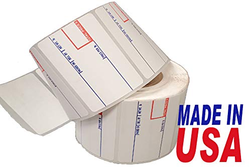 CAS Scale Label Made in USA