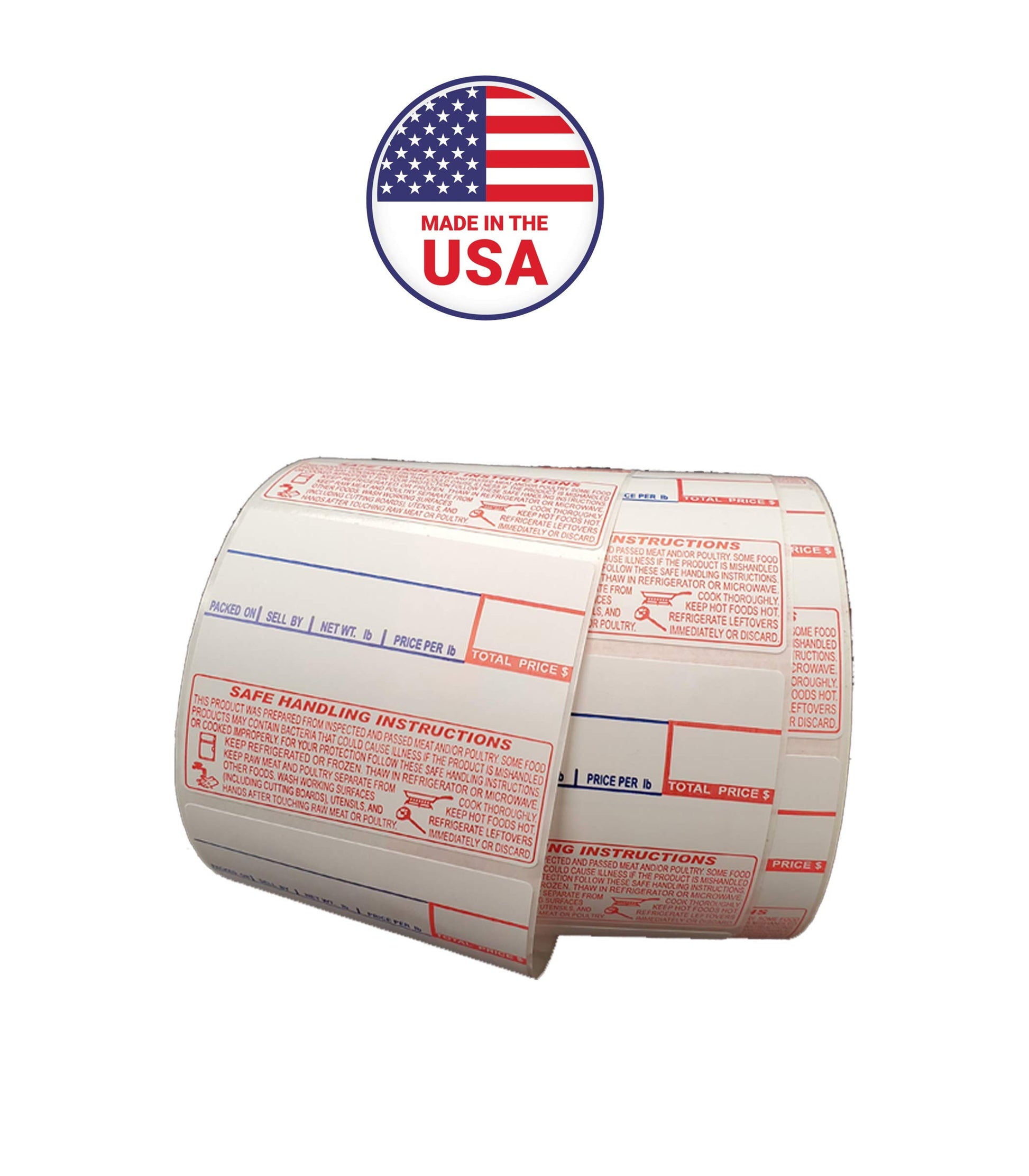 CAS 8030 Printing Scale Label, Non UPC 36 Rolls Per Case. Made in USA