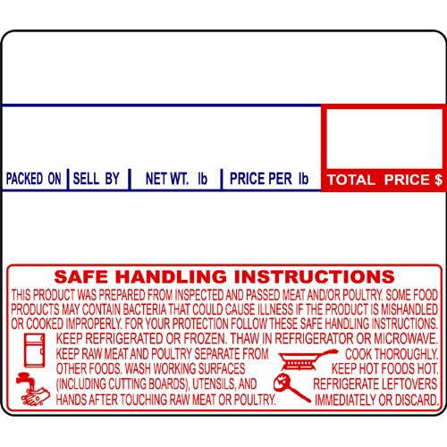 CAS 8030 Printing Scale Label, Non UPC 36 Rolls Per Case. Made in USA