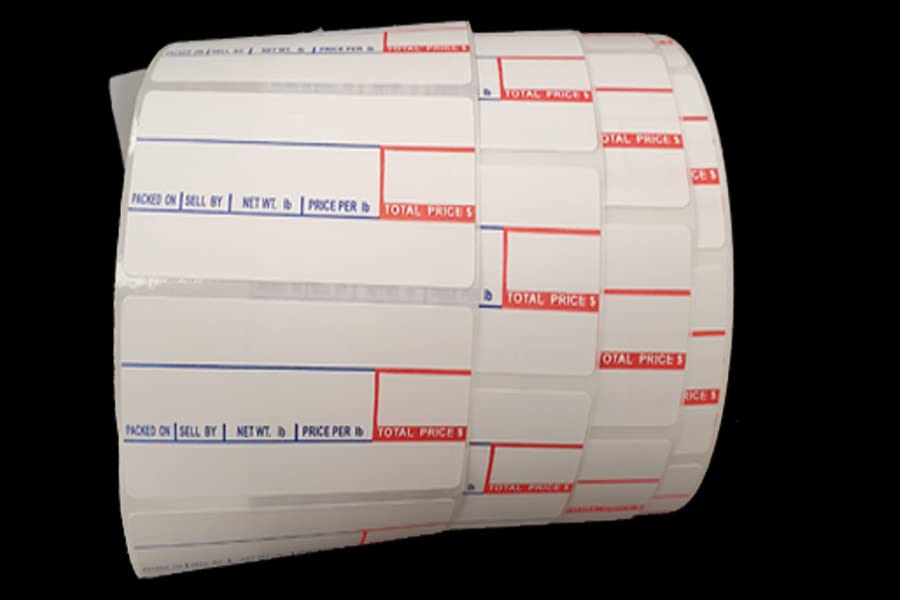 CAS Scale Label. All Made in USA. All Different Sizes (12 Rolls, #8000)