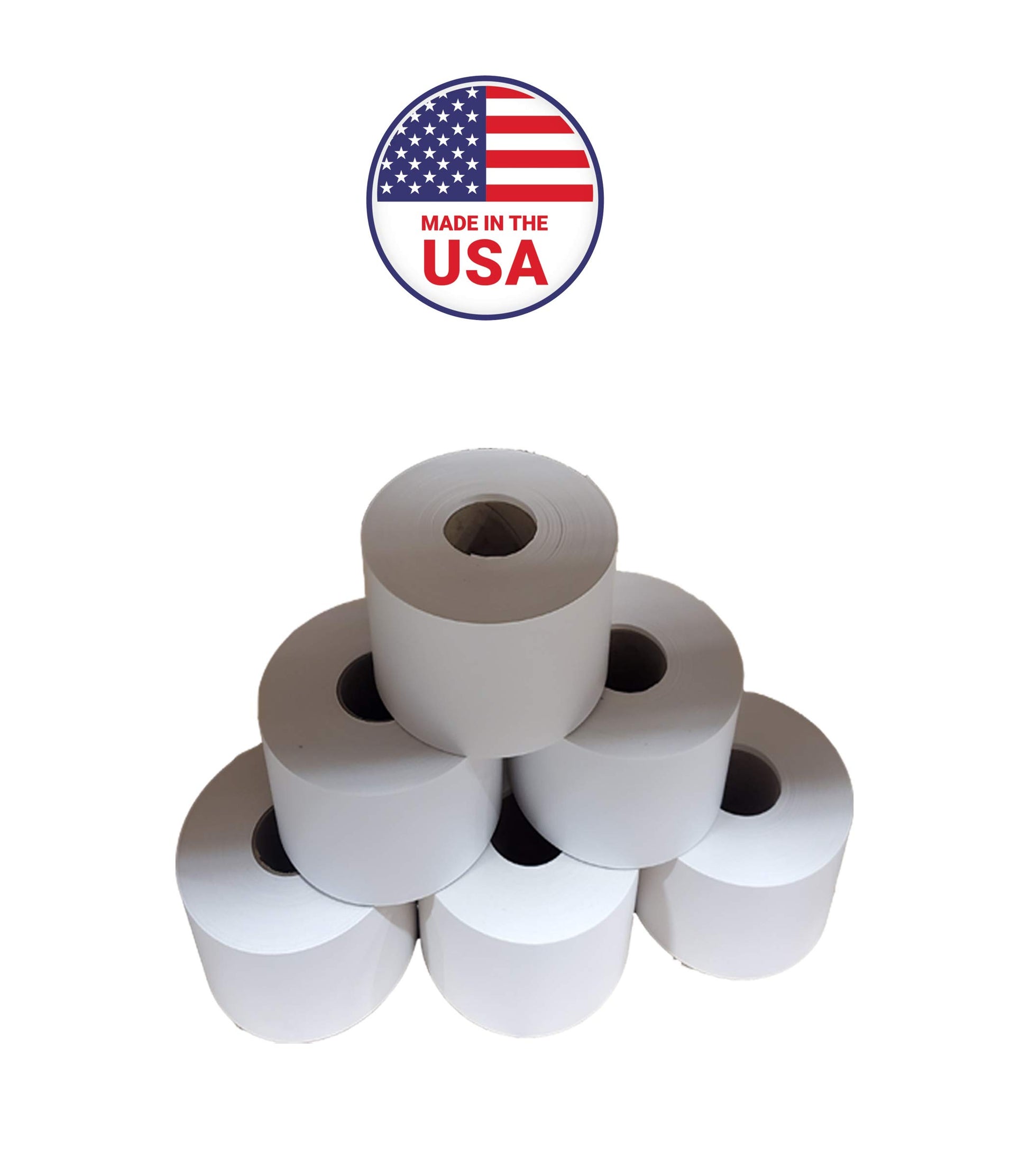 CAS #8050 Printing Scale Label, 63.5 mm x 64 mm (2.5" x 210') Continuous Strip(Blank)
