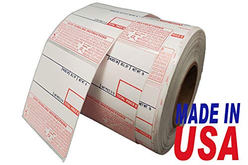CAS Scale Label Made in USA