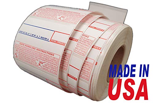CAS Printing Scale Label 12 Rolls/Made in USA (8030)