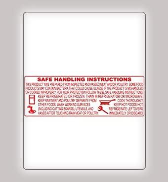 Aquos Bizerba Print Scale Labels Made in USA