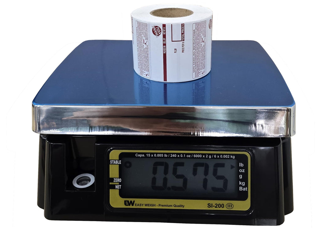 Easy Weigh SI Series Digital Portion Control Scale Dual Display, Lb/Oz/Kg/g Switchable, Low Profile Design