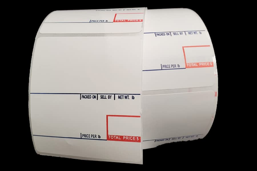 CAS Scale Label. All Made in USA. All Different Sizes (12 Rolls, #8020)